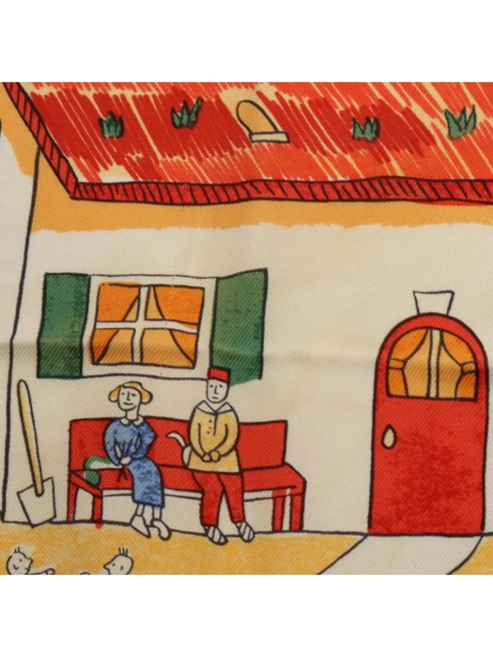 Hermes Scarf Carre 90 Retour a la Terre Silk